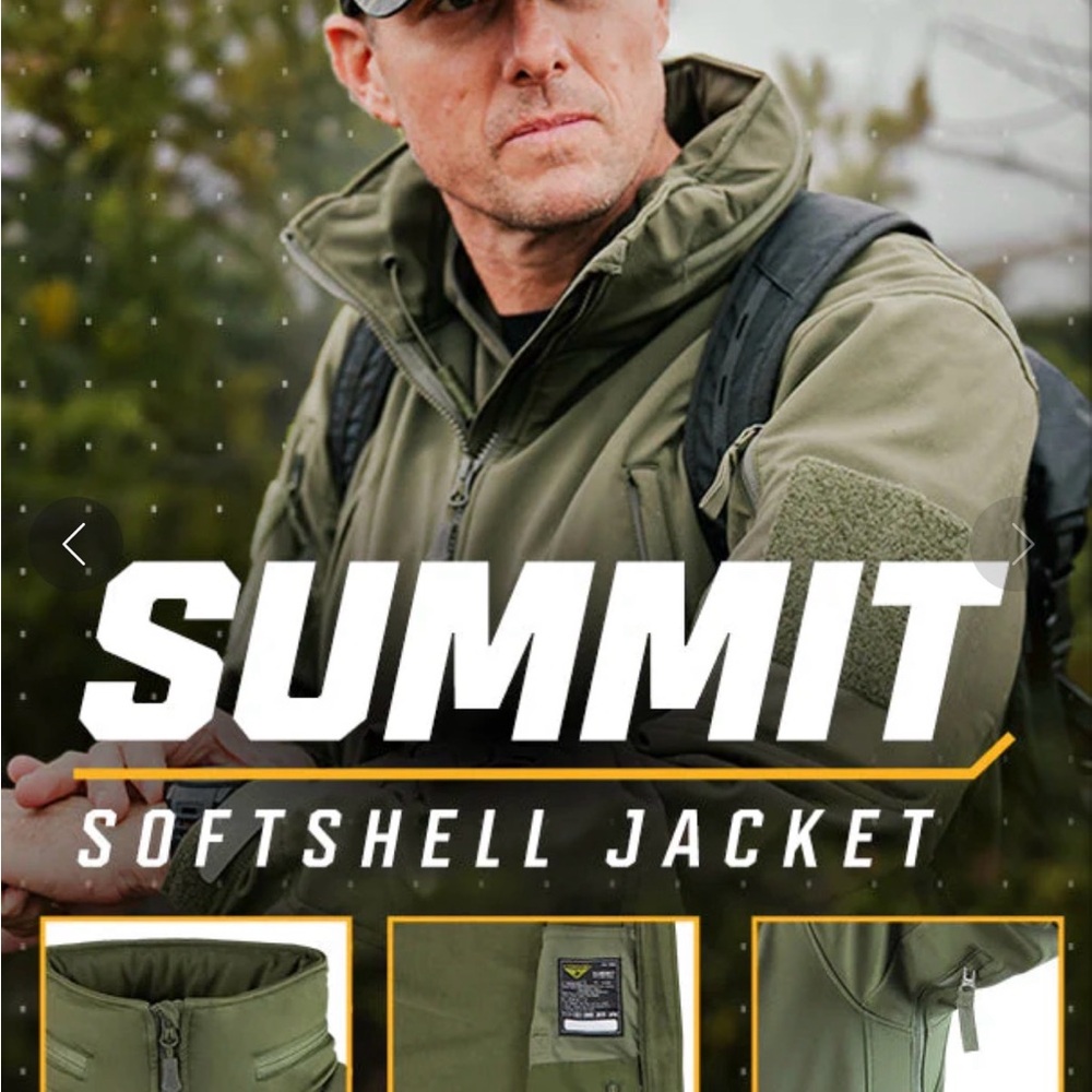 Condor Summit Men's Tactical Field Jacket in Olive Green - Picture 8 of 9
